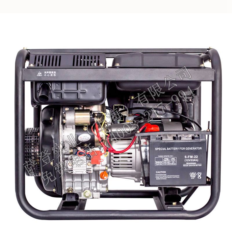 上海薩登3KW單相開(kāi)架小型柴油發(fā)電機(jī)DS3000K